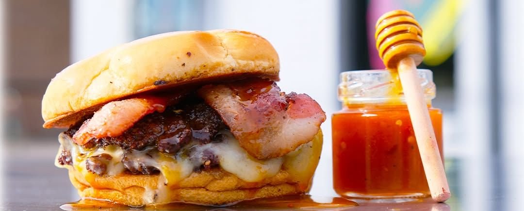 Hot honey burger special